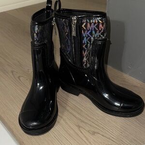 MICHAEL KORS ROMY STARGAZE RAIN RUBBER BOOTS GIRLS SZ 13